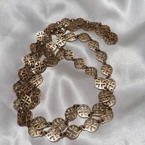 Marlyn Schiff Designer Initial Long  Necklace Gold Tone ✅Offers Welcome